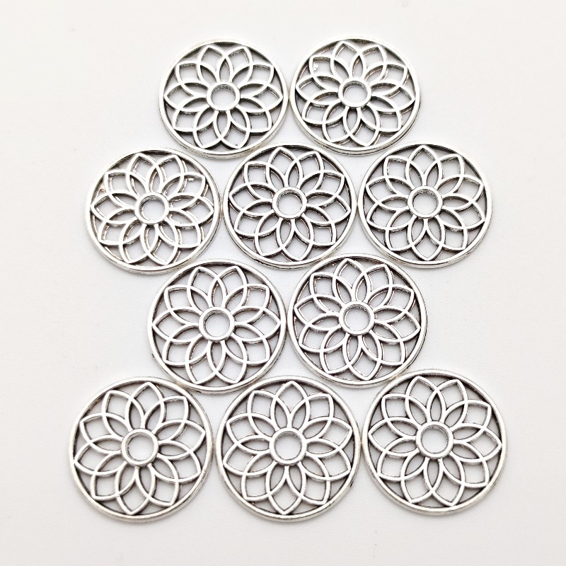 Flor da Vida Tibetana (10un) mandala geometria sagrada