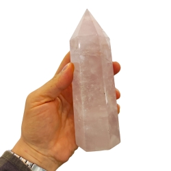 Quartzo Rosa Gerador 17,5x5,5cm