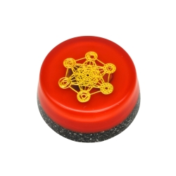 Orgonite TB com Ametista, Jaspe vermelho e quartzo, Tower Buster