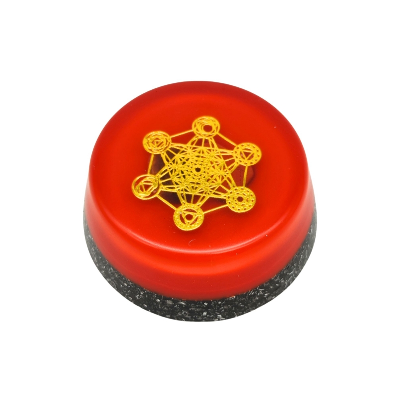 Orgonite TB com Ametista, Jaspe vermelho e quartzo, Tower Buster Orgonite TB com Ametista, Jaspe vermelho e quartzo, Tower Buster